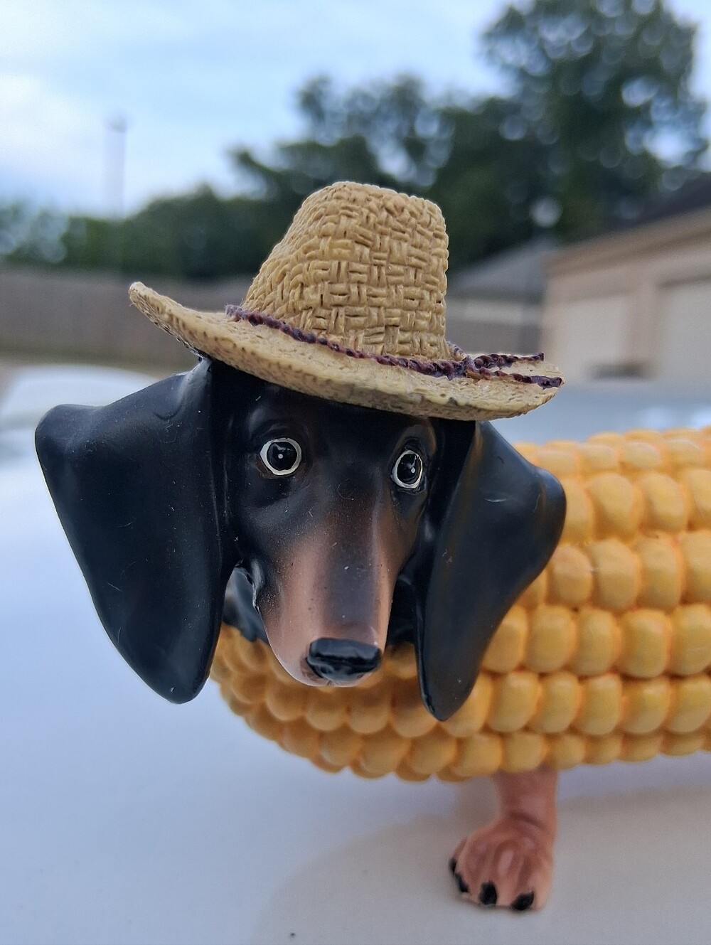 WESTLAND Corn Dog Dachshund Figurine Art NWT - Picture 5 of 11